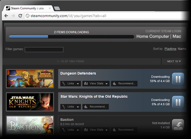 News - Steam Remote Downloads Now Available Online